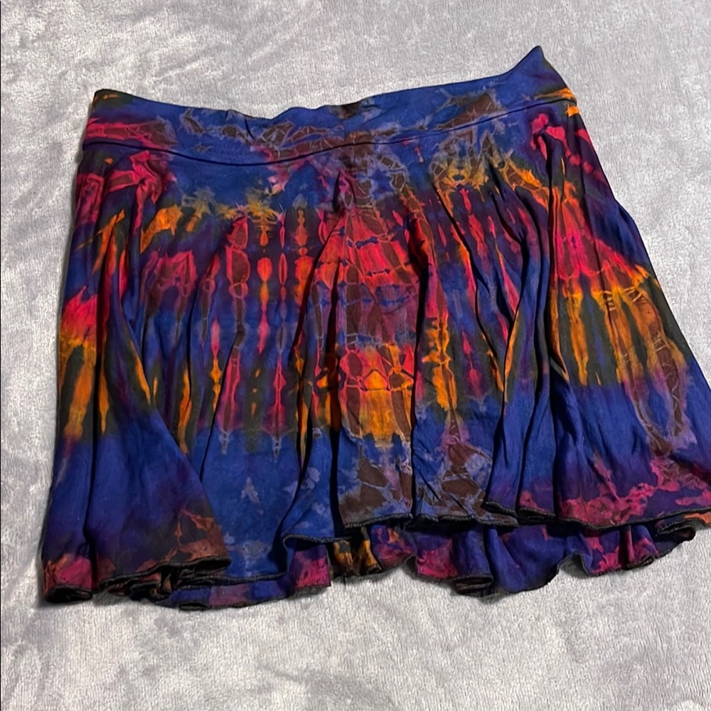 Colorful Tie-Dye Women's Skirt
